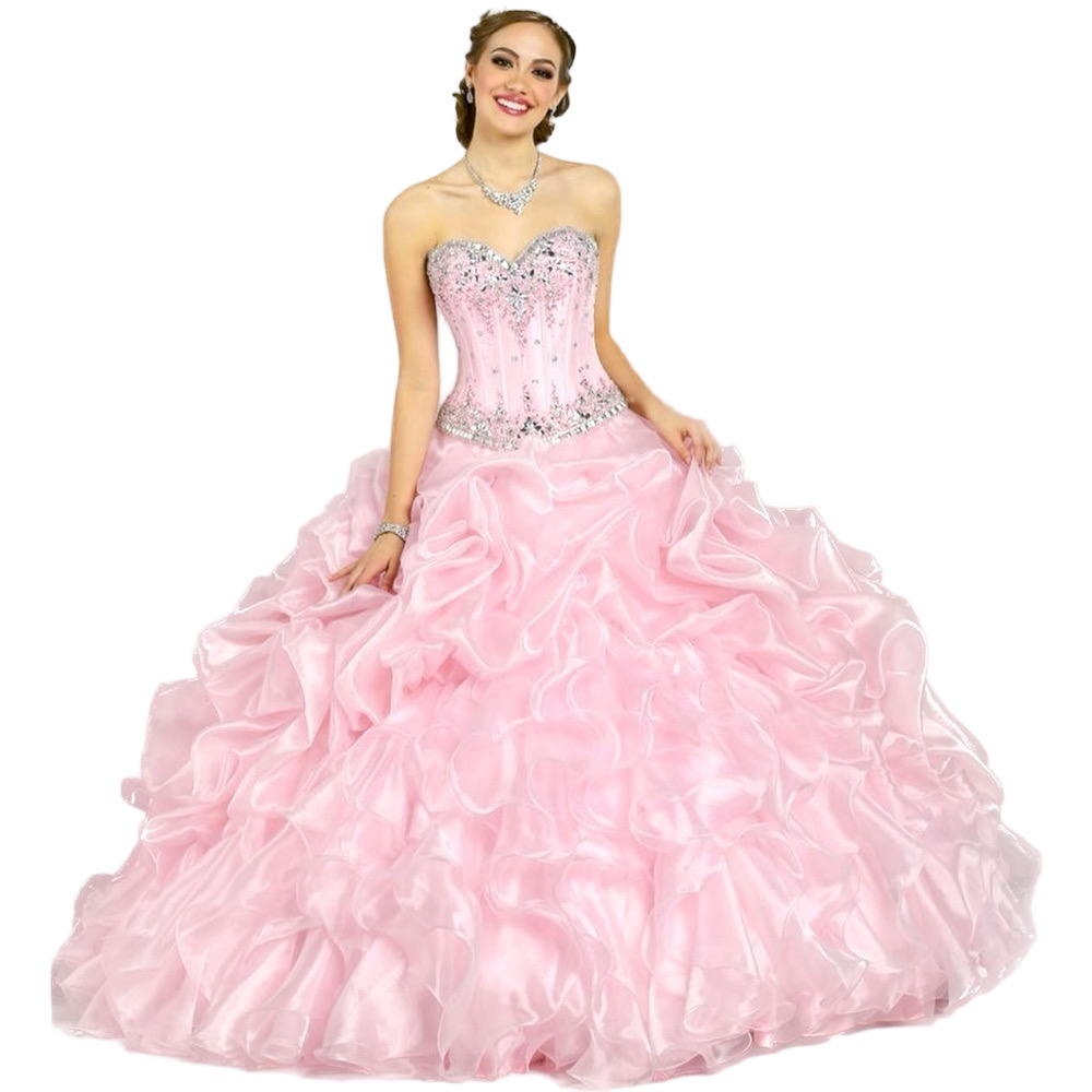 NWT Pink Q by DaVinci Quinceañera BallGown Size 8